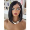 Pre-plucked Hairline Brazilian Human Hair Only $99 Side Part Bob Hairstyle 10 Inch C-Part Lace Wigs Lwigs252