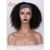 New Arrvial Brazilian Virgin Human Hair Short Curly Wig High Density Headband Curly Wig Lwigs379