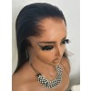 New Fashion Trendy Lagos M Shape Hairline Widows Peak Silky Straight Undectable HD Lace 13x6 Front Wigs LW512