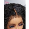 NEW Realistic Afro Kinky Edges Free Parting Updated Mother-Growth Curly Hairline Undetectable Lace 13x4 Front Wig 4C Edges Lwigs42