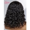 NEW Realistic Curly 4C Edges Free Parting 13x4 Water Wave Undetectable Lace Front Wig With Mother-Growth Curly Hairline Lwigs44