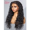NEW Realistic Curly 4C Edges Free Parting 13x4 Water Wave Undetectable Lace Front Wig With Mother-Growth Curly Hairline Lwigs44