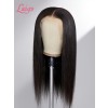 NEW Updated Pre-plucked Natural Yaki Hairline Undetectable Transparent Lace Human Hair 13x4 Kinky Straight Wigs Lwigs43