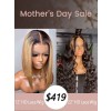 Pay 1 Get 2 Wigs 13x6 HD Lace Wigs Loose Wave Texture Ombre Bob Silky Virgin Hair MD10
