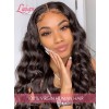 Pre-plucked Brazilian Virgin Human Hair Wigs Dream Swiss Lace Loose Curly Wavy Wigs With Baby Hair 360 Lace Wigs [LWigs13]