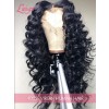 Pre-Plucked Hairline Undetectable 360 HD Lace Wigs Human Curly Wave Hairstyles Brazilian Virgin Hair Lwigs162