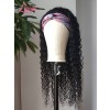 Glueless Everyday Wig Affordable Headband Wig Natural Black Hair Deep Wave 18 Inch Hair Wigs For Women Lwigs398