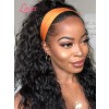 Glueless Everyday Wig Affordable Headband Wig Natural Black Hair Deep Wave 18 Inch Hair Wigs For Women Lwigs398
