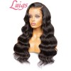 Side Part Body Wave Brazilian Virgin Human Hair 13x6 HD Lace Front Wigs Pre-plucked Clean Natural Hairline Lwigs214