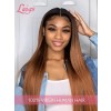 Straight T1b/30 Ombre Color 180% Density HD Lace 360 Lace Frontal Wig With Pre-plucked Hairline Lwigs278