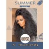 Summer Sale Curly Hairstyles 13x4 Lace Frontal Wig Plucked Natural Hairline Afro Curly Virgin Black Hair 13x4 Transparent Lace Front Wig SS03