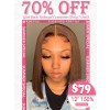 Lwigs Summer Special Offer 100% Human Hair Chestnut Brown Color 12 Inch Short Bob Haircut Affordable Full Lace Wig TS01