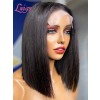 Unprocessed Virgin Human Hair Wig Natural Color 12 Inch Bob Wig Silk Straight 5x5 HD Lace Closure Bob Wig Styles With Baby Hair Lwigs417