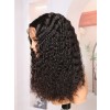 US Warehouse 48H Shipping Brazilian Virgin Human Hair Deep Wave 180% Density 360 HD Lace Wig Pre-Plucked Natural Hairline US06