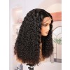 US Warehouse 48H Shipping Brazilian Virgin Human Hair Deep Wave 180% Density 360 HD Lace Wig Pre-Plucked Natural Hairline US06
