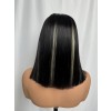 Lwigs Bleached Knots Silky Straight Brazilian Human Hair Short Bob Dress-up 5x5 HD Lace Closure Wigs Pre Plucked Hairline Lwigs719
