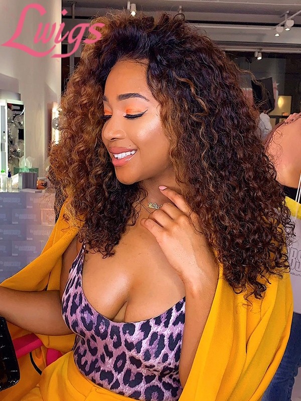180% Density Ash Brown Wigs Human Hair Bleached Knots Dream Swiss Lace Frontal Kinky Curly Wig Hairstyles 360 Lace Wig With Elastic Band Lwigs147