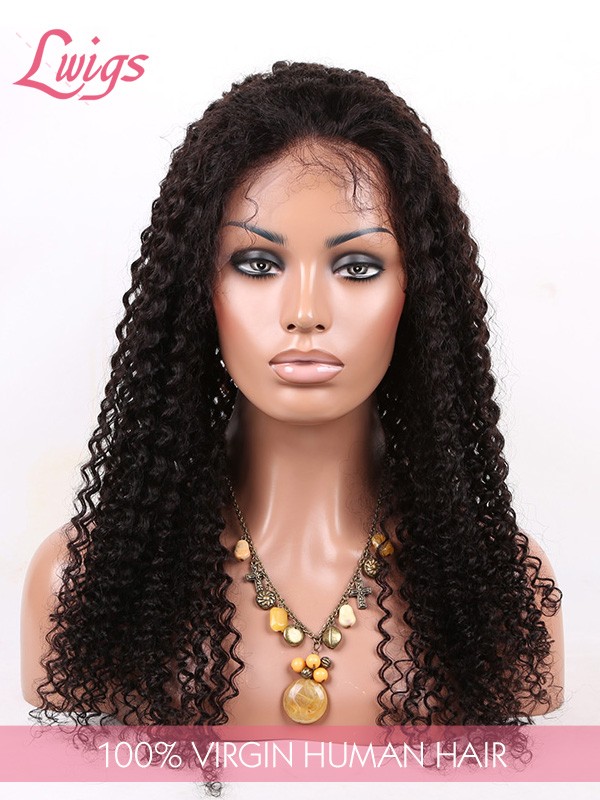 Brazilian Virgin Human Hair Curly Hair Lace Wigs With Baby Hair For Black Women 13x6 Lace Front Wigs Lwigs82