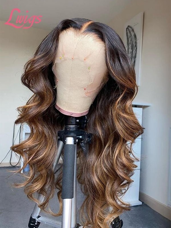2020 Independence Day  Super Deal Pay 1 Get 2 Wigs Brazilian Virgin Human Hair High Light Color Lace Front Wig Group Sale ID01