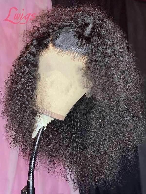 Combo Sale Long Body Wave 4*4 Lace Wig With Kinky Curly Lace Front 13*4 Wig Bleached Knots With Babe Hair Tax Refund Sale TAX22