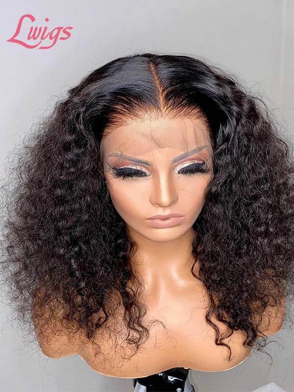 Tax Refund Combo Sale High Light Color Silky Straight Human Hair With Deep Wave 4*4 Lace Front Wig TAX19