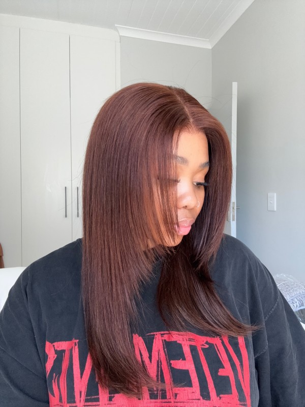 Lwigs Most-Fit Cap Lagos Hairline Pre-Plucked Realistic Knots Silky Straight Layer Style 11x6 Skinlike HD Lace Frontal Wigs UD19