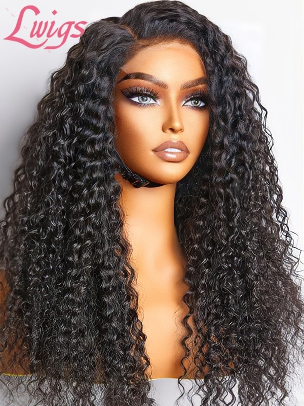 Lwigs New Arrivals Brazilian Virgin Human Hair Glueless Dream 007 Lace Curly Hairstyles Bleached Knots 7x5.5 Lace Wig PR06