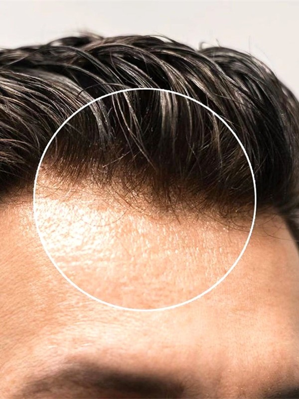 6 inch Men Toupee 100% Human Hair Wholesale Men Wig Hair Replacement 8x10 Silk Base Men Hairpieces Best Quality Topper TP01