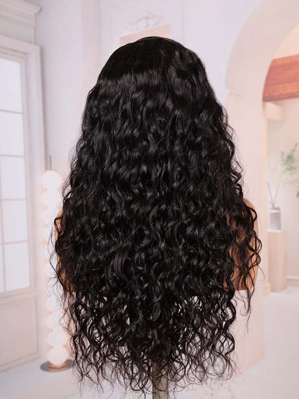 Lwigs Most-Fit Cap Ready To Go Deep Side Parting Super Natural Hairline Deep Wave HD 11x6 Frontal Lace Wigs UD23