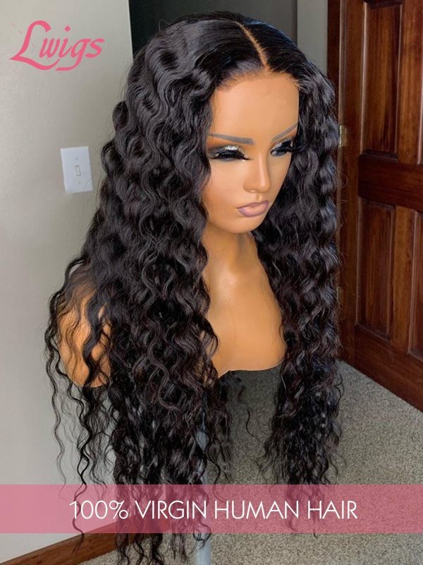 Lwigs Barbie Fashion Sale HD Lace Deep Wave Pre-Plucked Natural Hairline Beginner Friendly 13x6 Lace Front Wigs BA03