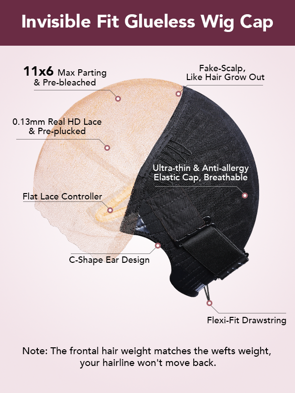 Lwigs Most-Fit Cap Invisible Knots #4B Brown Body Wave 11x6 HD Lace Front Wigs With Realistic Hairline UD15