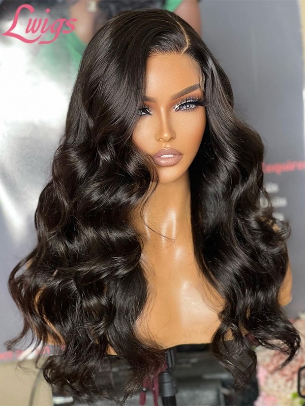 Brazilian Human Hair Body Wave Undetectable HD Dream Swiss Lace Wig Pre-plucked Hairline 360 Lace Wigs Lwigs168