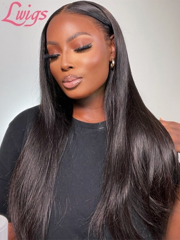 Lwigs 2022 Black Friday Deals Silky Straight Long Length Wigs And Highlight Color Body Wave Lace Closure Wig Bleached Knots BC08