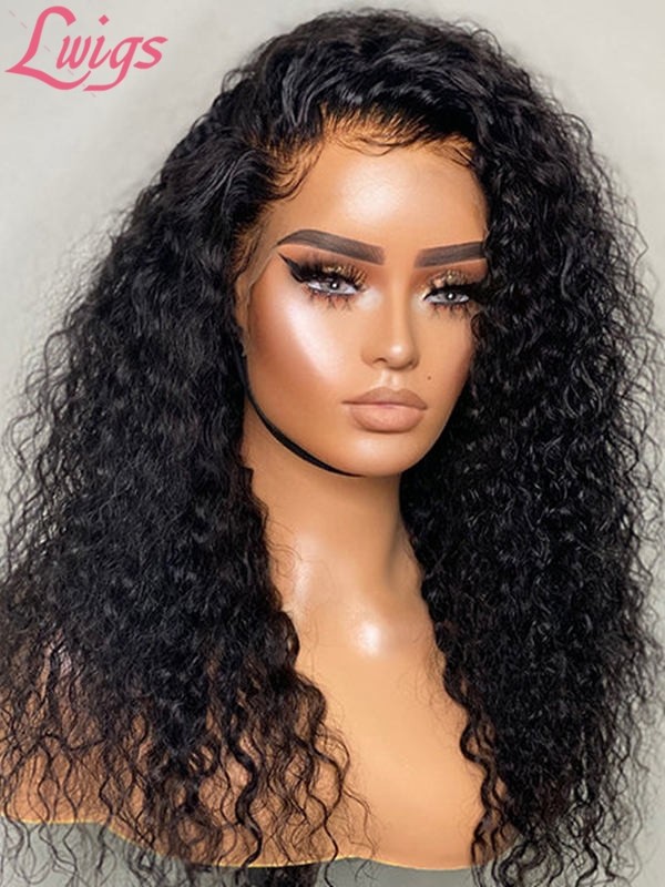 Brazilian Virgin Hair 9A Grade Human Hair Wigs Cambodia Curly Hair Style 13x6 Lace Front Wig Lwigs280