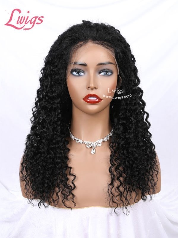 Brazilian Virgin Human Hair Curly 360 Lace Wigs Unprocessed Dream Swiss Lace 360 Lace Front Wigs HD Lace Lwigs149