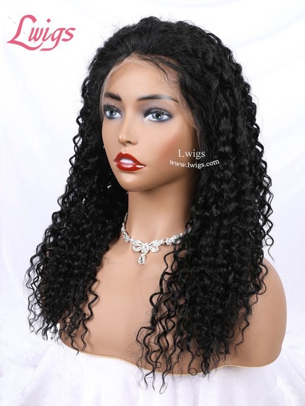 Brazilian Virgin Human Hair Curly 360 Lace Wigs Unprocessed Dream Swiss Lace 360 Lace Front Wigs HD Lace Lwigs149