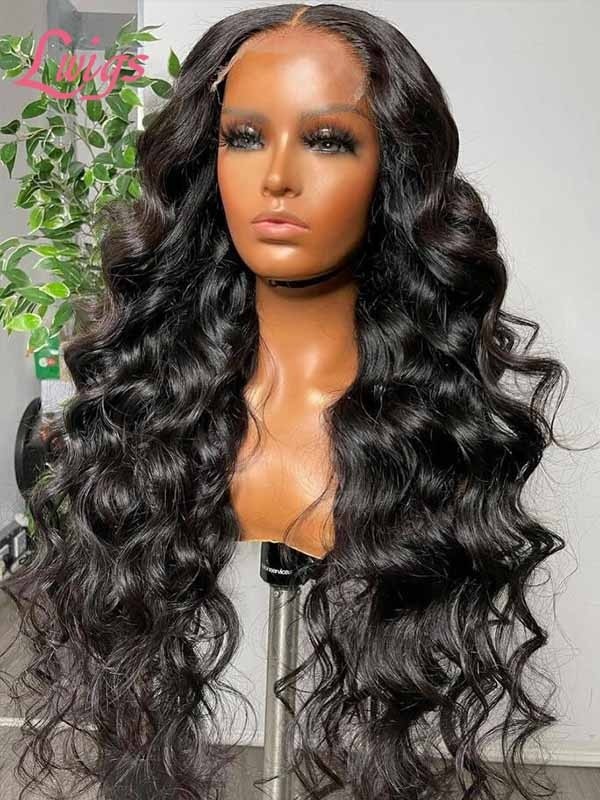 Hairvivi Dream HD Lace Front Wig Human Hair Wigs Loose Wave Pre-Plucked Hairlin Virgin Hair Invisible Lace Wig Hair Goals Lwigs70