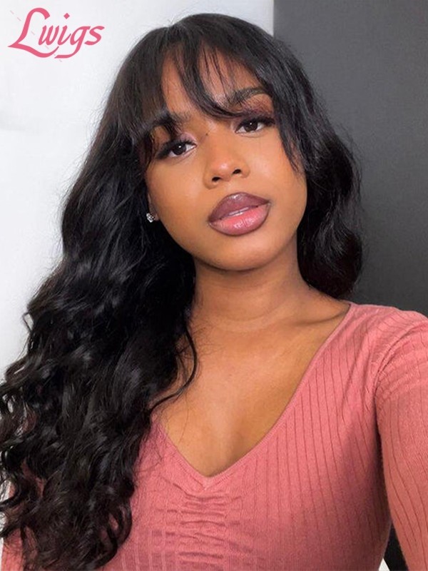 HD Lace Natural Pre-plucked Hairline 6" Deep Part Body Wave Brazilian Virgin Hair 13x6 Lace Front Wigs Lwigs179