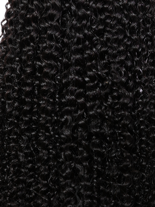 Lwigs Most-Fit 3 In 1 Half Wig Spanish Curl Quick Install Flip Over Curly Human Hair Wigs With Draw-string UD08