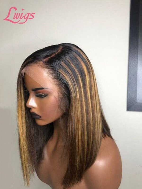 Independence Day Wig Combo Sale Brazilian Virgin Human Hair Frontal Curly Wig Hairstyles With Highlight Color Wig Bob Pay 1 Get 2 Wigs ID04