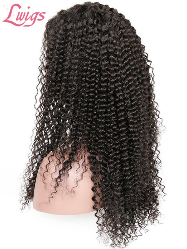 13x6 Lace Front Kinky Curly Brazilian Human Hair Undetectable HD Lace Wig Pre Plucked Hairline Single Knots Lwigs332