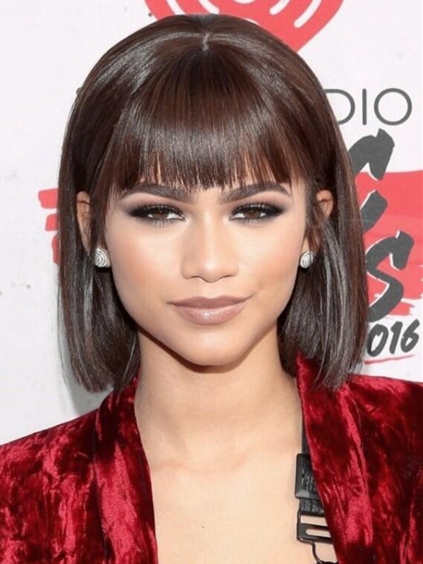 Lwigs Black Friday Deals Curly Hairstyles Natural Color With Baby Hair 4x4 Closure Colored Bob Wigs With Bangs BC07