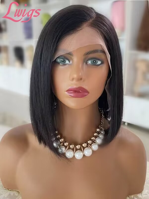 Lwigs 48H Flash Sale Pay $39 Get 2 Bob Wigs Brazilian Human Hair C-Part Lace Wig Big Sale Buy Now Pay Later SP39