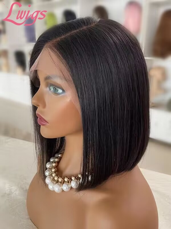 Lwigs 48H Flash Sale Pay $39 Get 2 Bob Wigs Brazilian Human Hair C-Part Lace Wig Big Sale Buy Now Pay Later SP39