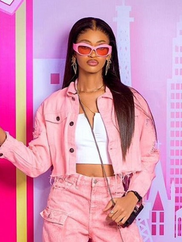 Lwigs Barbie Fashion Sale Brazilian Human Hair Invisible Bleached Knots Natural Black Color Silk Straight 13x4 Lace Front Wigs BA07