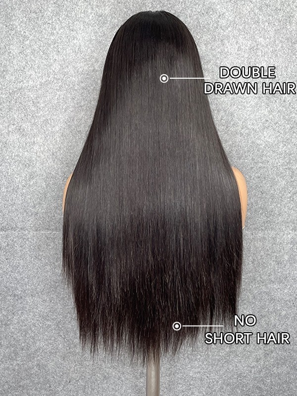 Lwigs Customized 100% Virgin Human Hair Silky Straight 20 Inches 180% Density Glueless 360 HD Lace Wig With Natural Hairline Custom14