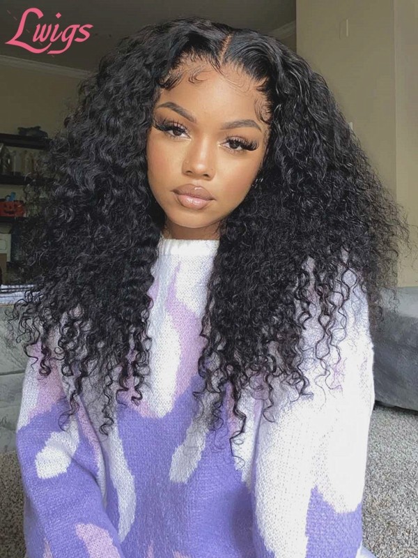 Lwigs New Arrivals Pay 1 Get 1 Free 100% Virgin Human Hair 16 Body Wave & 18 Curly Hairstyles 13x4 HD Lace Front Wig CS11