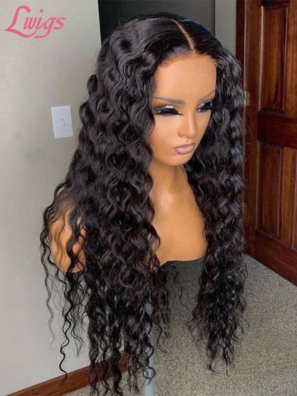 Lwigs New Arrivals Pay 1 Get 2 Wigs 12 Highlight Color Bob Hairstyles 13x4 HD Lace Front Wig & 22 Deep Wave 13x6 Lace Front Wigs CS10