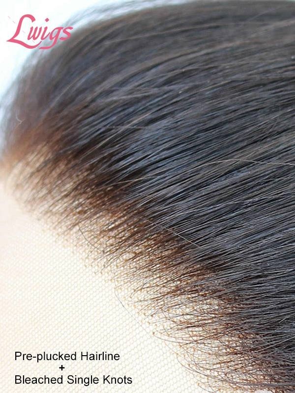 Brazilian Virgin HD Lace Human Hair Full Lace Curly Wigs With Baby Hair Glueless Wig For Beginners Lwigs38