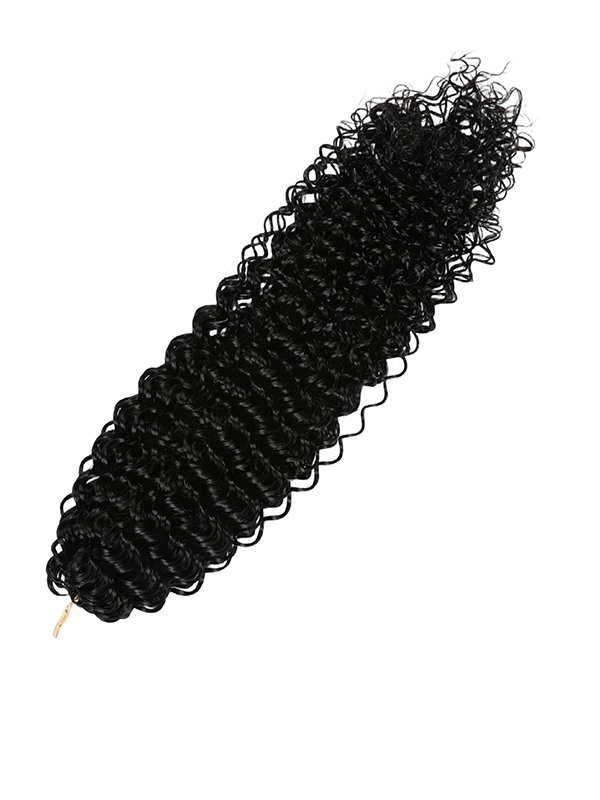 Lwigs Seamless Pre-Separated 60GPACK Water Wave Protective Style Feather Crochet Human Hair Extensions UD32